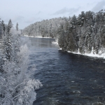  Rivière Kipawa l'hiver