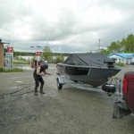 Station mobile de lavage de bateaux