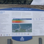  Le panneau d'information Pavillon Bleu